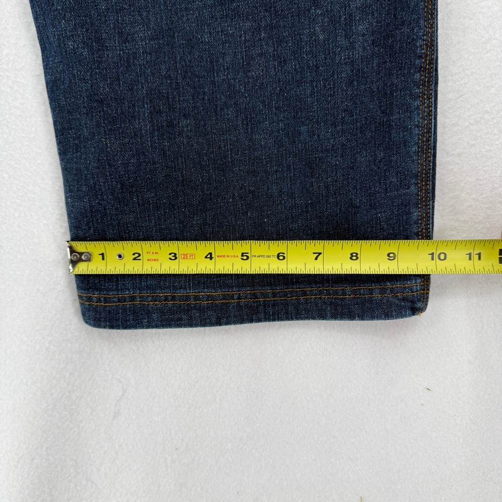 Duluth Trading Co Flex Ballroom Jeans Mens 48x32 Blue Relaxed Fit Workwear - Picture 5 of 9